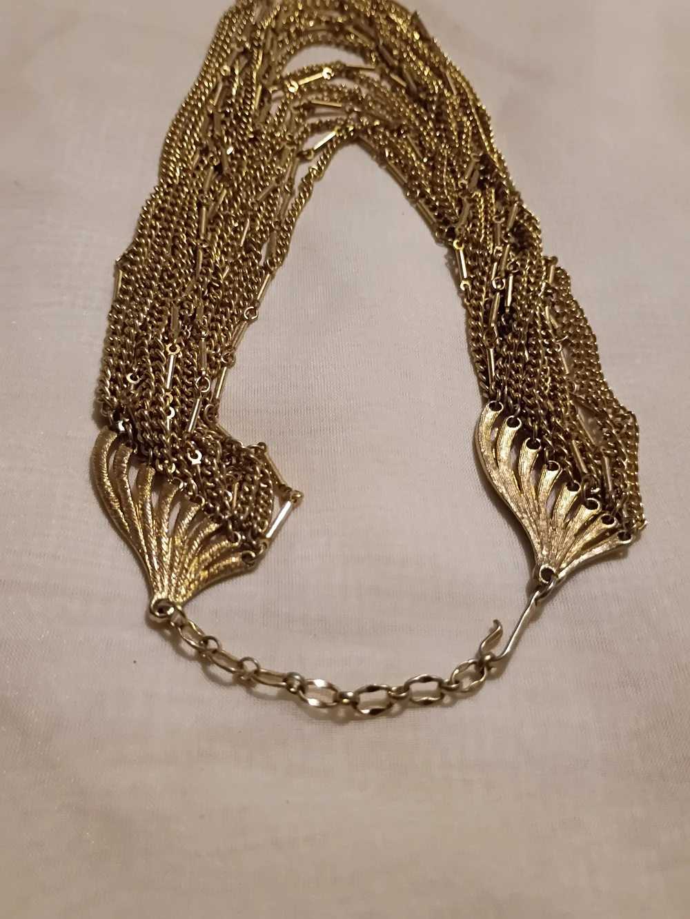 Coro Gold Multi-Strand Statement Necklace - Women Jewelry